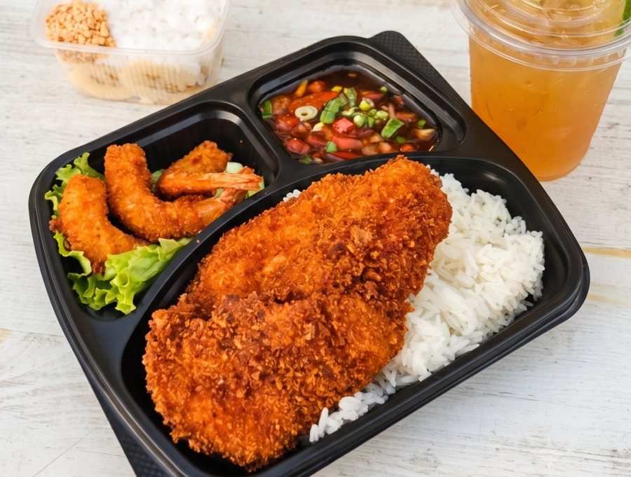Plateau repas entreprise halal Menu C prestige avec boisson — traiteur Sabay Oi Ivry-sur-Seine